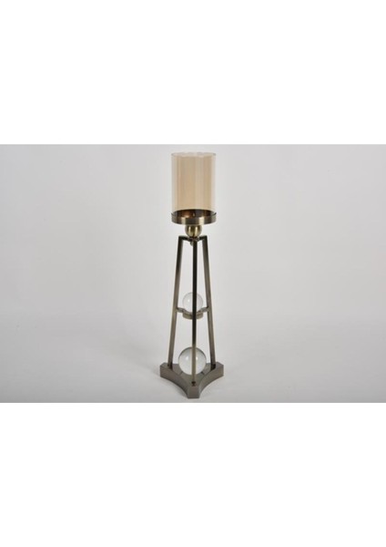 Seta Regina Şamdan 2 Kat Kristal Top Bronz 56X16X16 cm fiyatları
