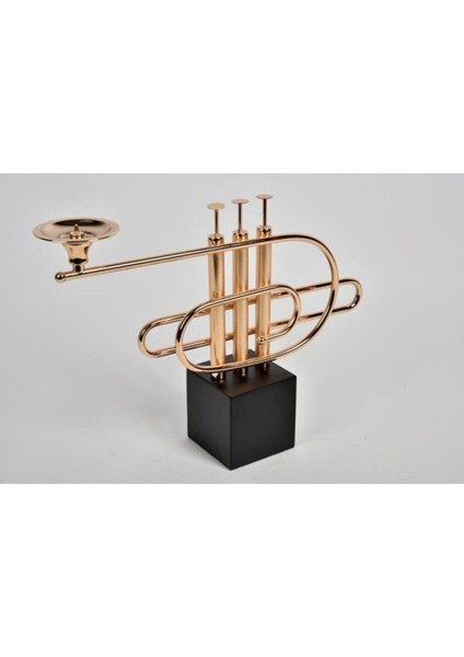 Seta Regina Şamdan Trumpet Yatay Gold 10X33X43 cm fiyatları