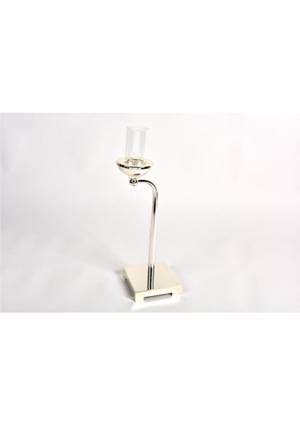 Seta Regina Şamdan Yana Eğik Sılver Büyük 13X13X46 cm fiyatları