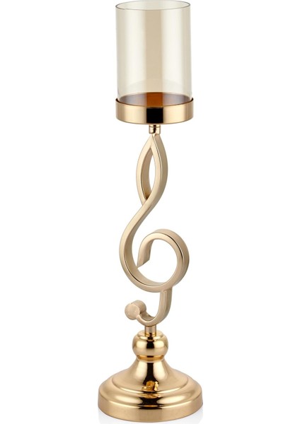 Seta Regina Şamdan Sol Anahtarı Gold 44.5X12X12 cm