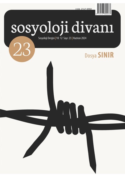 Sosyoloji Divanı 23. Sayı - Haziran 2024