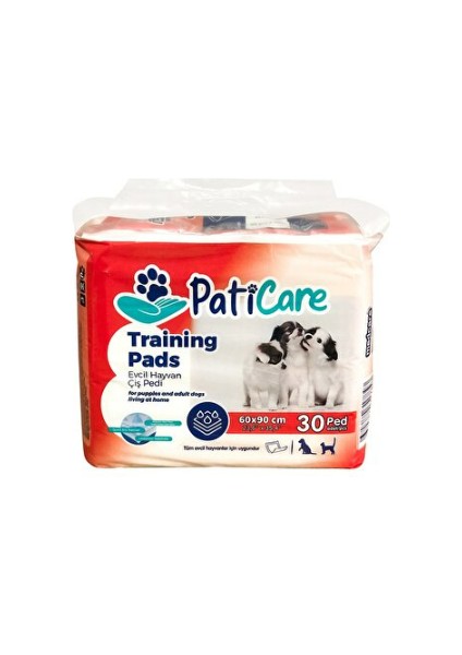 Paticare Training Pads Köpek Tuvalet Eğitim Pedi Turuncu 60X90 cm 30 Adet