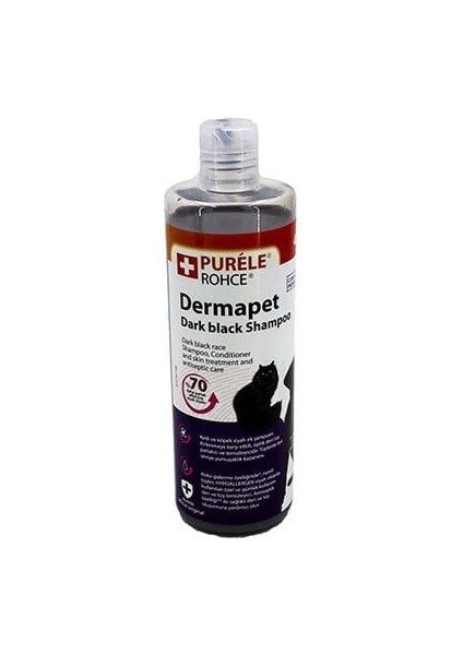 Purele Dermapet Dermatolojik Siyah Kedi ve Köpek Şampuanı 450 ml