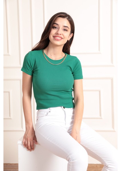 Kadın Kolyeli Kaşkorse Body 652
