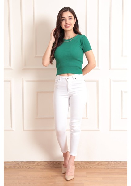 Kadın Kolyeli Kaşkorse Body 652