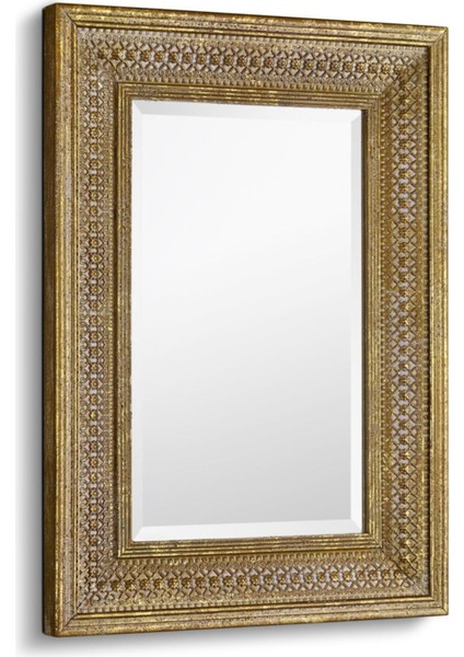 Seta Wall-Art 021 Kenar Desenlı Kahve Duvar Aynası 75x54x4cm fiyatları