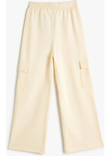 Pantolon Geniş Paça Cep Detaylı Beli Lastikli fiyatları