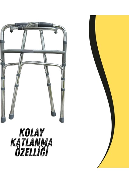 Hareketli Walker Yürüteç Lüks Hareketli Alüminyum Hafif Yüksek Kalite Walker