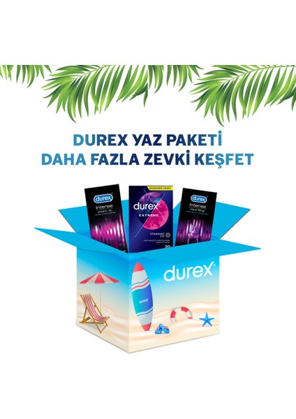 Yaz Paketi – Extreme Prezervatif 20li + Devil Ring Titreşimli Halka + Intense Jel 10ml
