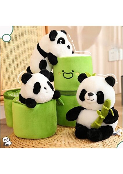 25 cm Dev Panda Peluş Oyuncak Bambu Filizlerini Saklıyor (Yurt Dışından)