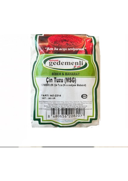 Çin Tuzu 250 gr