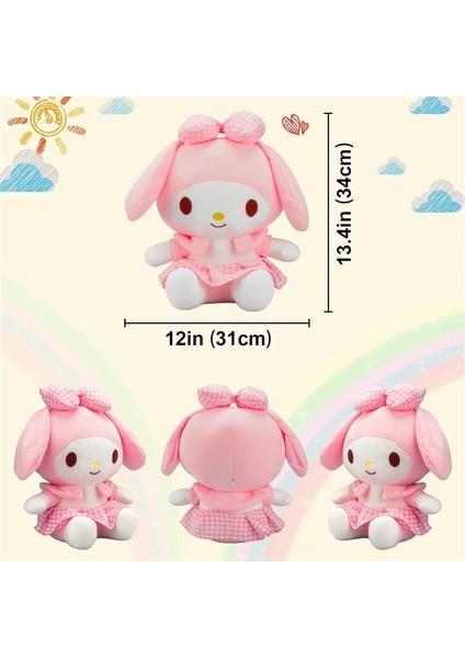 Kawaii Peluş Oyuncaklar, 13.4 "güzel Peluşlar, Karikatür Dolması Yumuşak Oyuncak, Hayranlar Için Yastık Oyuncak, Çocuklara Hediye Doğum Günü Noel, Yeni Yıl (Pembe) (Yurt Dışından)