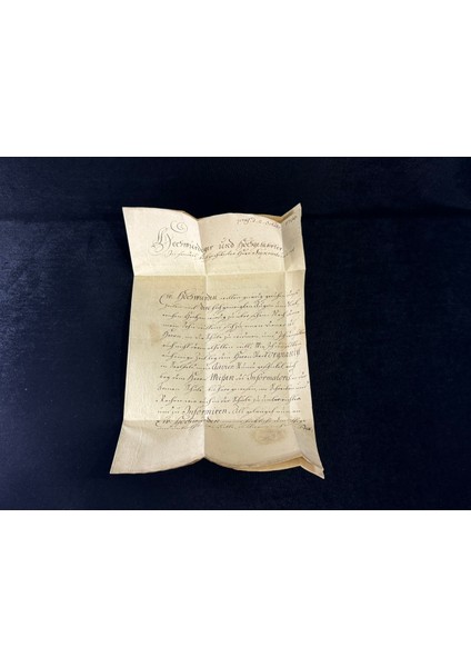 1753 Senesinden 270 Yılı Aşkın Prefilatelik Mektup Pul ve Zarf Öncesi Saalfeld Benjamin Lindner'e Gönderilmiş