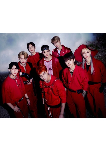 Stray Kids K-Pop Müzik Poster 30X42 cm Çerçevesiz