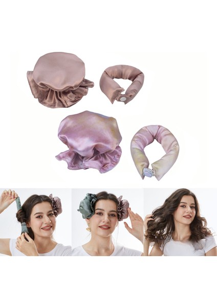 Isısız Bukle Makinesi Bun Bons Curling Yatak Örtüsü Seti Seyahat Yastık Rulo Uzun Orta Saç Büyük Kıvırcık Dalga (Yurt Dışından) fiyatları