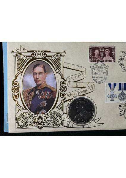 Benham Ingiltere King George Vı 1996 Numiscover Paralı Zarf Limitli Sertifikalı