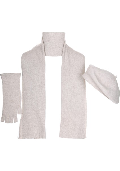 Kadın Gizna Üçlü Set Fo 3091 Bej