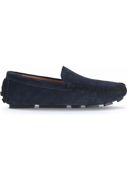 Bueno Shoes Lacivert Süet Erkek Loafer 21Ma03