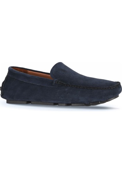 Bueno Shoes Lacivert Süet Erkek Loafer 21Ma03