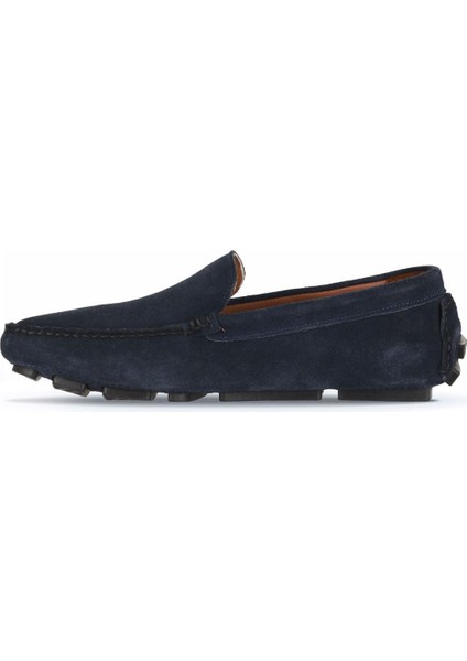 Bueno Shoes Lacivert Süet Erkek Loafer 21Ma03