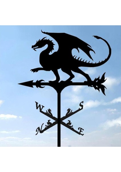 Weather Vane Açık Çiftlik Ahır Sahne 20ınch Ejderha (Yurt Dışından)