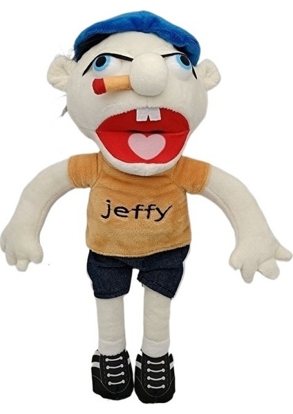 40 cm Yeni Jeffy Şapka Oyunu Jeff Oyunu Periferik Bebek Peluş Oyuncak Jeffy Jeffy Pl (Yurt Dışından)