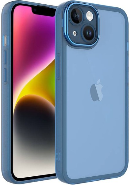 iPhone 13 Kılıf Kamera Korumalı Transparan Post Kapak