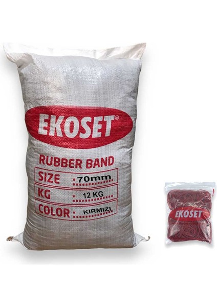Kırmızı Para Lastiği 12 Kg