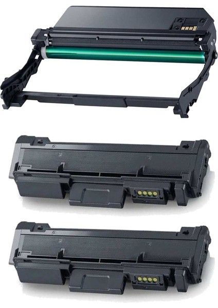 Xerox 3215 3225 Muadil Drum Ünitesi ve 2'li Toner Seti