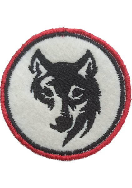 Ütü ile Yapışan Kurt Arma Yama Patch 6 cm