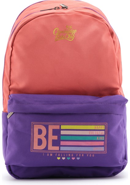 Be Happy Çift Ana Bölmeli Unisex Çocuk Ilkokul Çantası