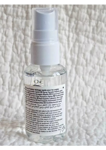 Nail Experts Hızlı Kuruyan Tırnak Emali Sabitleme Spreyi 50 ml