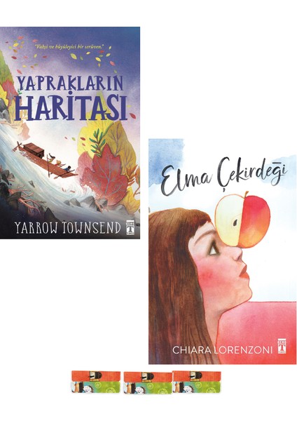 4.5.6 Sınıflar Için Okuma Kitapları-Elma Çekirdeği,yaprakların Haritası 2 Kitap -Ayraç