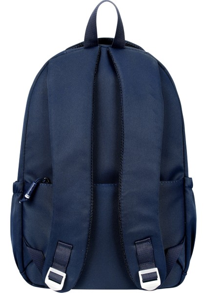 Okul Çantası Su Itici Saten Kumaş Hafif Lise ve Ortaokul Sırt Çantası - Lacivert fiyatları