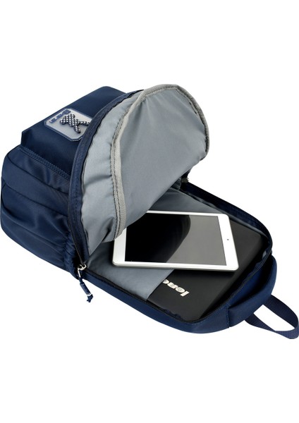 Okul Çantası Su Itici Saten Kumaş Hafif Lise ve Ortaokul Sırt Çantası - Lacivert modelleri