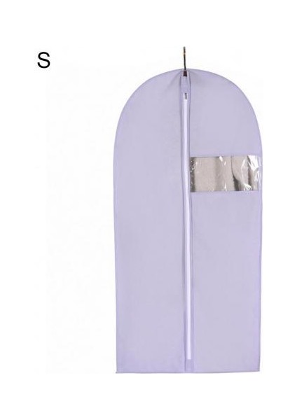 Taro Mor Tarzı S Beden Ev Için Kullanımlı Toz Geçirmez Yeniden Kullanılabilir Nonwoven Kumaşlı Görünür Pencere Giysi Askılığı Çanta (Yurt Dışından)