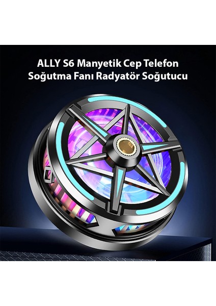 S6 Manyetik Cep Telefon Soğutma Fanı Radyatör Soğutucu