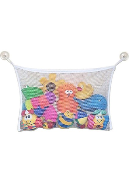 Bebek Oyuncak Fileli Saklama Çantası Banyo Küvet Bebek Organizatörü Emici Banyo Malzemeleri Ağısı (Yurt Dışından)