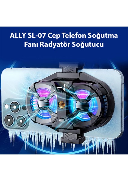 Sl-07 Cep Telefon Soğutma Fanı Radyatör Soğutucu