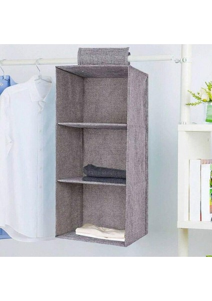 3 Katman Stili Katmanlı Dolap Düzenleyici Gardırop Depolama Dolabı Depolama Depolama Düzenleyici Raf Kumaş Ayakkabı Rafı Asılı Toz-P B4S9 (Yurt Dışından) fiyatları