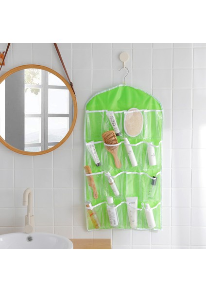 Pembe Tarzı No.16 Boyutu 16 Cep Çorap Sütyen Iç Çamaşırı Asma Düzenleyici Saklama Askısı Kapı Torbası Banyo Oturma Odası Ev Eşyaları Için (Yurt Dışından)