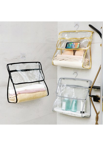 Gri Bir Stil Su Geçirmez Tpu Askılı Organizatör Banyo Kozmetik Çantası Yıkama Makyaj Torbaları Banyo Giysiler Organizatör Duş Kumaş Depolama Çantası (Yurt Dışından) modelleri