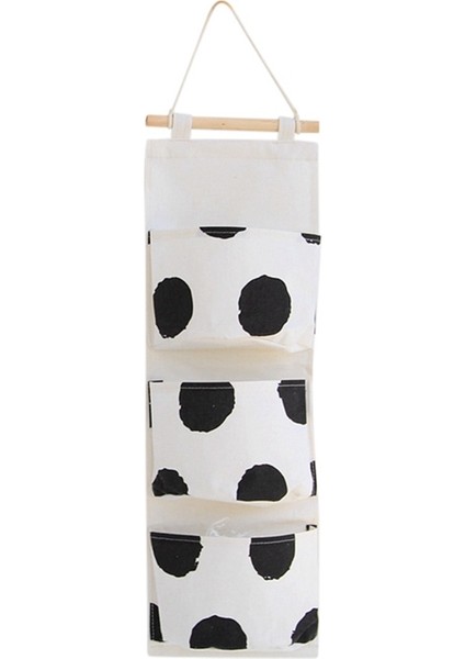C 57X25CM Stili 6-10 Hücre Polyester-Pamuk Karışımı Duvar Asma Saklama Çantaları Su Geçirmez Iç Çamaşırı Süs Eşyaları Kozmetik Cebi Elbise Dolabı Düzenleyici (Yurt Dışından)