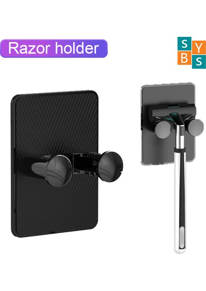 No.2 Tarzı Gosterildigi Gibi Duş Banyo Duvar Tıraş Bıçağı Rafı Erkek Tıraş Makinesi Rafı Askı Mutfak Yapışkan Depolama Rafı Kanca Organizatör (Yurt Dışından) indirimleri
