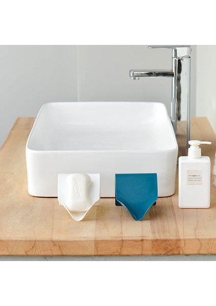 Sarı Stil Yaratıcı Banyo Sabun Tutucu, Sabun Saklama Kutusu, Duş Rafı, Sabun Kutusu, Güçlü ve Dikişsiz, Deliksiz (Yurt Dışından)