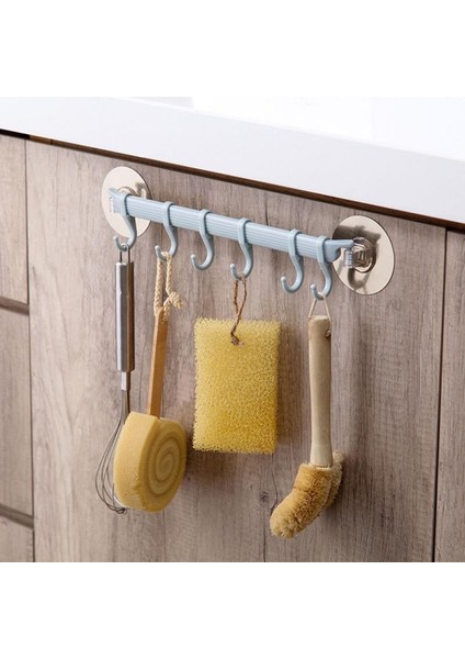 Beyaz Stil 37X7X4CM 1 Adet Plastik Emme Kupası Mutfak Askısı Banyo Havlu Askısı Mutfak Aracı Esnek Depolama Rafı Raf - Turkish (Yurt Dışından) modelleri