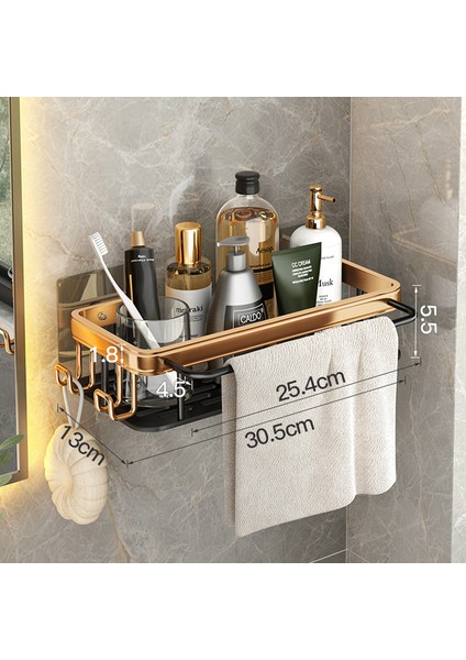 Standart Kutup Stili ile Duvar-Ücretsiz Banyo Raf Organizer Raf Duş Depolama Rafı Raflar Mutfak Tuvalet Depolama Banyo Aksesuarları Seti Için (Yurt Dışından)