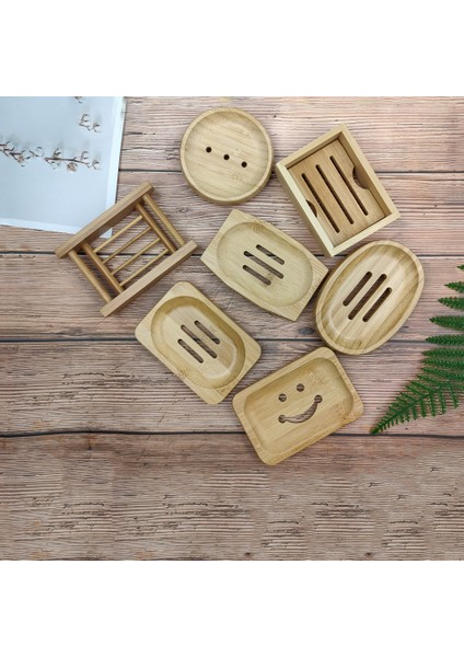 No.8 Stili Bambu Sabunluk Depolama Kutusu Sabun Tablası Tutucu Depolama Sabun Rafı Plaka Kutu Konteyner Taşınabilir (Yurt Dışından) fırsatları