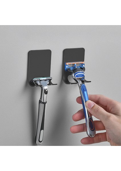Bir Gül Altın 1 Pc Stili Duvara Monte Tıraş Bıçağı Tutucu Erkek Tıraş Bıçağı Rafı Banyo Bıçak Askısı Mutfak Aksesuarları (Yurt Dışından) modelleri