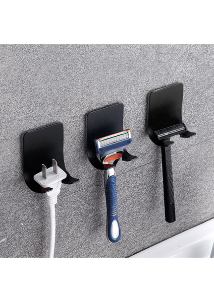 Bir Gül Altın 1 Pc Stili Duvara Monte Tıraş Bıçağı Tutucu Erkek Tıraş Bıçağı Rafı Banyo Bıçak Askısı Mutfak Aksesuarları (Yurt Dışından) fırsatları